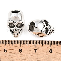 Tibetan Style Alloy European Bead Rhinestone Settings&nbsp;PALLOY-A024-19AS-1