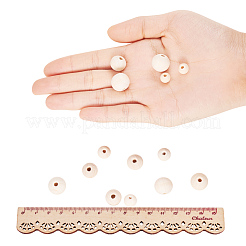 Round Unfinished Wood Beads&nbsp;WOOD-NB0001-07