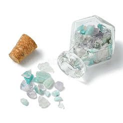 4Pcs Glass Wishing Bottle Decorations&nbsp;PALLOY-JF03100