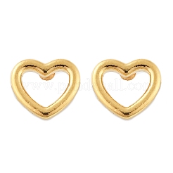 PVD Vacuum Plating 304 Stainless Steel Tiny Hollow Out Heart Stud Earrings for Women&nbsp;EJEW-P212-06G