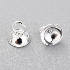 201 Stainless Steel Bead Cap Pendant Bails&nbsp;X-STAS-G224-24S-04