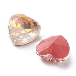 Electroplate K9 Glass Rhinestone Cabochons&nbsp;RGLA-M016-H02-AM