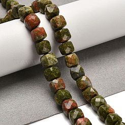 Natural Unakite Beads Strands&nbsp;G-H078-C03-01
