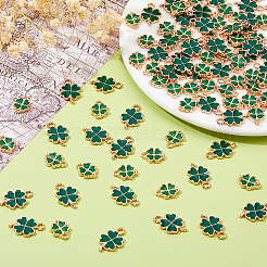 100Pcs 2 Styles Alloy Enamel Pendants&nbsp;ENAM-DC0002-06