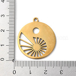 201 Stainless Steel Pendants&nbsp;STAS-D041-07G