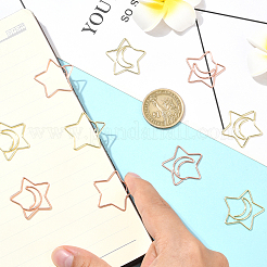 40Pcs 2 Colors Iron Paper Clips&nbsp;AJEW-SP0002-98A