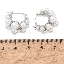Brass Hoop Earrings for Women&nbsp;EJEW-A168-23P