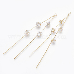 Brass Big Chain Tassel Pendants&nbsp;X-KK-S348-062