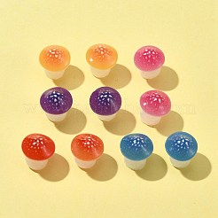 10Pcs Luminous Resin Mushroom Ornament&nbsp;RESI-FS0001-60A