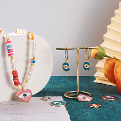 44Pcs 11 Style Rack Plating Alloy Enamel Pendants&nbsp;FIND-CD0001-37