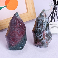 Natural Crystal Ocean Jade Torch Home Decoration&nbsp;PW-WG429E5-01