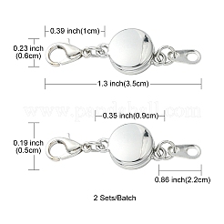 Alloy Magnetic Clasps&nbsp;FIND-YW0002-09P