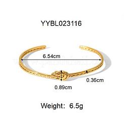 Knot 304 Stainless Steel Cuff Bangles for Women&nbsp;TU4050-5