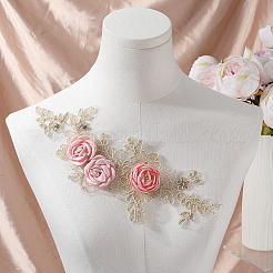 Polyester Embroidery Sequin Costume Accessories&nbsp;DIY-WH20025-017B