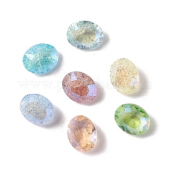 Crackle Moonlight Style K9 Glass Rhinestone Cabochons&nbsp;RGLA-J020-B-IO
