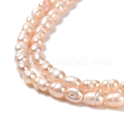 Natural Cultured Freshwater Pearl Beads Strands&nbsp;PEAR-E016-147