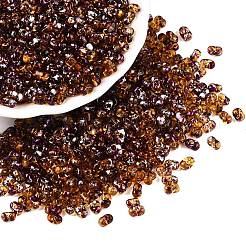 Picasso Spray Painted Glass Seed Beads&nbsp;SEED-T006-04-5