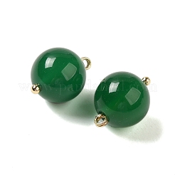 Natural Green Onyx Agate(Dyed & Heated) Sphere Charms&nbsp;G-G110-01G-03