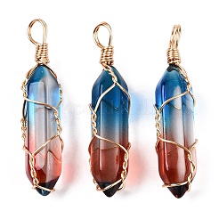 Lampwork Pendants&nbsp;GLAA-T023-07O