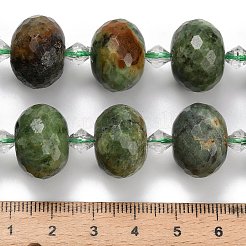 Natural Green Opal Beads Strands&nbsp;G-L642-I06-18x13mm