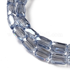 Electroplate Glass Beads Strands&nbsp;GLAA-Q101-02A-PL05
