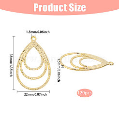 120Pcs Alloy Pendants&nbsp;FIND-CA0010-58