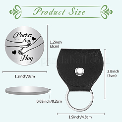 2Pcs 2 Style PU Leather Guitar Clip&nbsp;AJEW-CN0001-21I