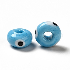 Handmade Evil Eye Lampwork Beads&nbsp;LAMP-A153-08-03