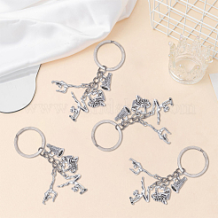 20Pcs Sport Alloy Keychains&nbsp;KEYC-SC00053