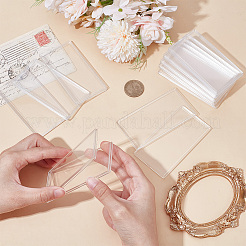 10Pcs Acrylic Packing Boxes with Lids for Gold Bar&nbsp;CON-ME0001-01
