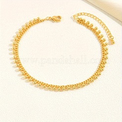 Bohemia Alloy Twisted Chain Bell Tassel Anklets for Women&nbsp;FS-WG2F783-01
