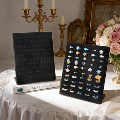 50-Slot Velvet with Sponge L Shaped Stud Earring Display Stands&nbsp;EDIS-WH0011-08B
