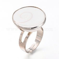 Adjustable Brass Cuff Rings&nbsp;RJEW-I067-02P