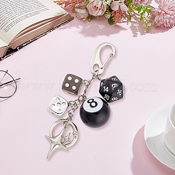Alloy Acrylic Pendant Decorations&nbsp;KEYC-BBC0001-29P