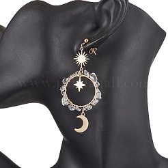 Vintage Natural Mixed Stone Ear Studs&nbsp;EJEW-JE05806