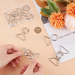 6 Pairs Zinc Alloy Clasps&nbsp;FIND-BC0004-66P