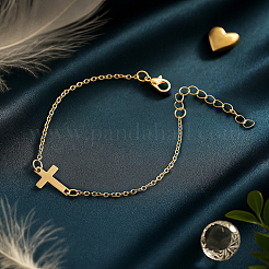 4Pcs 2 Colors 201 Stainless Steel Link Bracelets&nbsp;BJEW-GO0001-05
