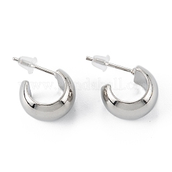 Brass Stud Earrings&nbsp;ZIRC-P088-05
