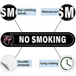 Mini PVC Coated Self Adhesive AUTOMATIC DOOR Warning Stickers&nbsp;STIC-WH0017-010