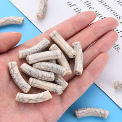 Opaque Crackle Acrylic Beads&nbsp;MACR-S372-002N-006