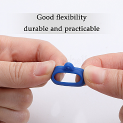 66Pcs 3 Colors Silicone Pendant&nbsp;SIL-GF0001-45C