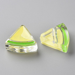 Transparent Enamel Acrylic Beads&nbsp;TACR-S155-001B