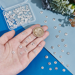 100Pcs 10 Styles Brass Bead Caps&nbsp;KK-PH0012-35S