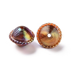 UV Plating Rainbow Iridescent Acrylic Beads&nbsp;PACR-H003-09