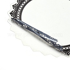 10Pcs 10 Styles Vintage Lace Waterproof PET Stickers Sets&nbsp;LS-DIY-M066-05A