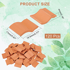 Polymer Clay Miniature Tiles&nbsp;AJEW-WH0258-032