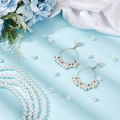 2 Strands Baking Paint Pearlized Glass Pearl Round Beads Strands&nbsp;HY-HY0001-05