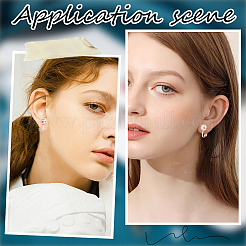 20Pcs 2 Colors Brass Clip on Earring Findings&nbsp;KK-SP0001-21