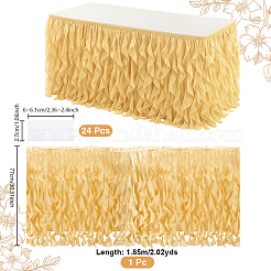 Polyester Table Skirt&nbsp;AJEW-WH0596-542