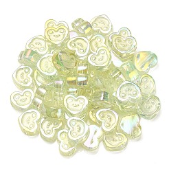 UV Plating Rainbow Iridescent Acrylic Beads&nbsp;OACR-G012-11C